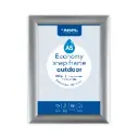 Kliklijst "A5 economy zilver outdoor" - frame 25mm - per 5 stuks