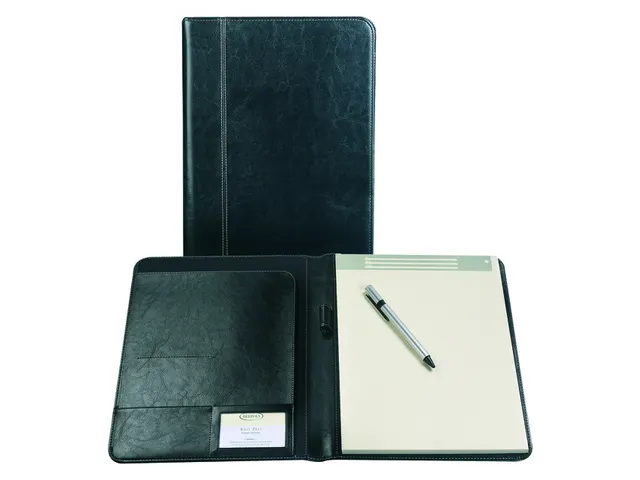 [Q510920-5] Schrijfmap A5 -"Palermo"- zwart - met notitieblok