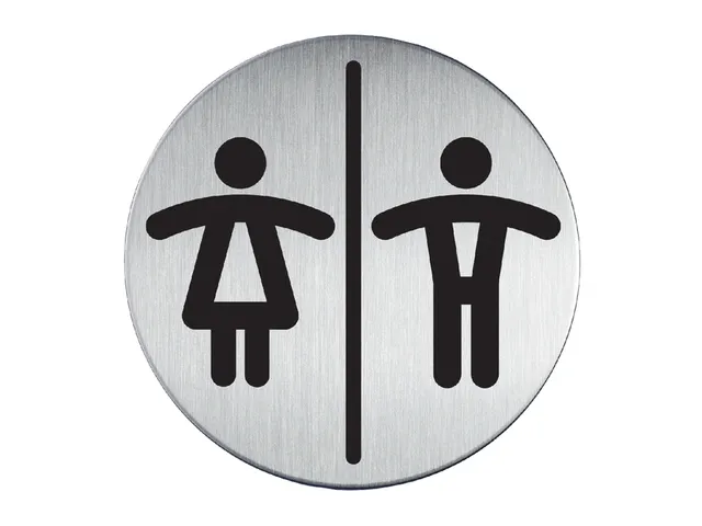 [Q921367] Infobord pictogram "dames/heren" - 83mm