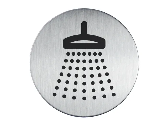 Infobord pictogram "douche" - 83mm