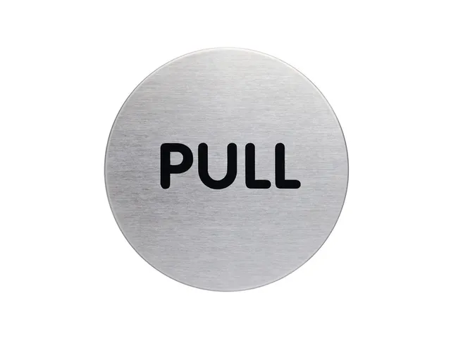 Infobord pictogram "pull" - 65mm