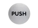 Infobord pictogram "push" - 65mm