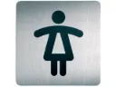 Infobord pictogram "wc dames" - 15x15cm