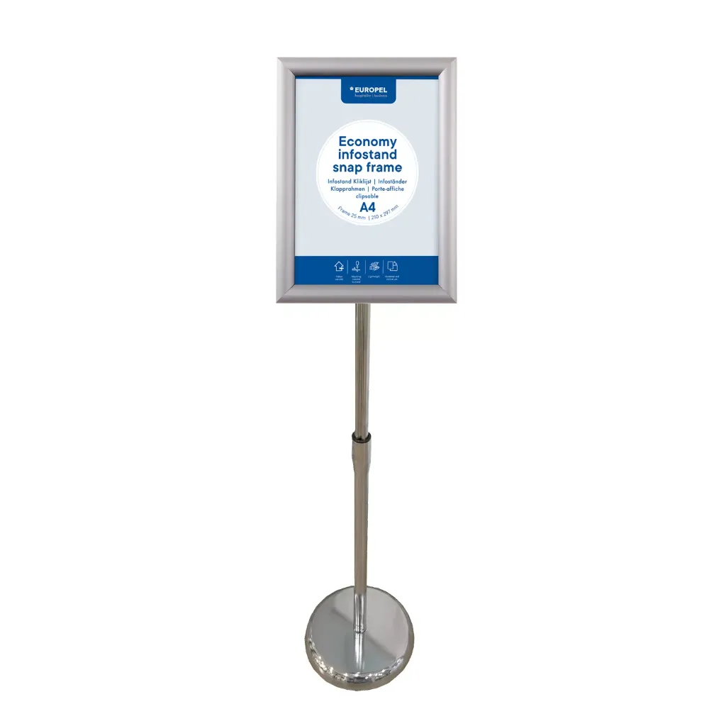 Informatie standaard A4 "economy zilver" - lijst 25 mm