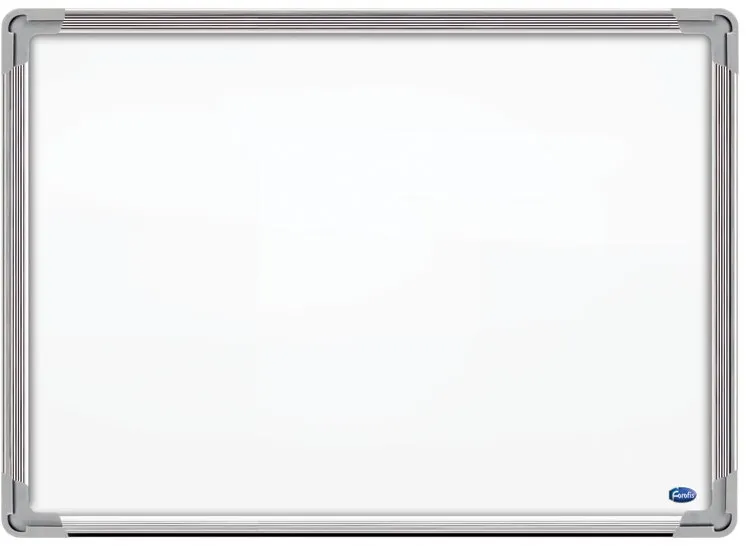 Whiteboard "123 premium" - magnetisch - aluminium frame - 90x120 cm