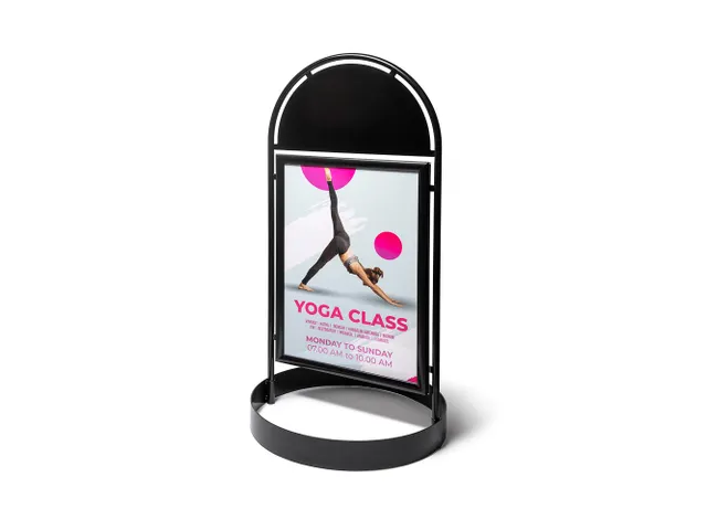 [CSESA1BLTOP] Stoepbord "economy click 59,4 x 84 cm" - metaal - weerbestendig