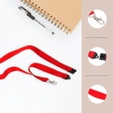 Badgekoord "rood" - 20 stuks