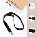 Badgekoord "zwart" - 20 stuks