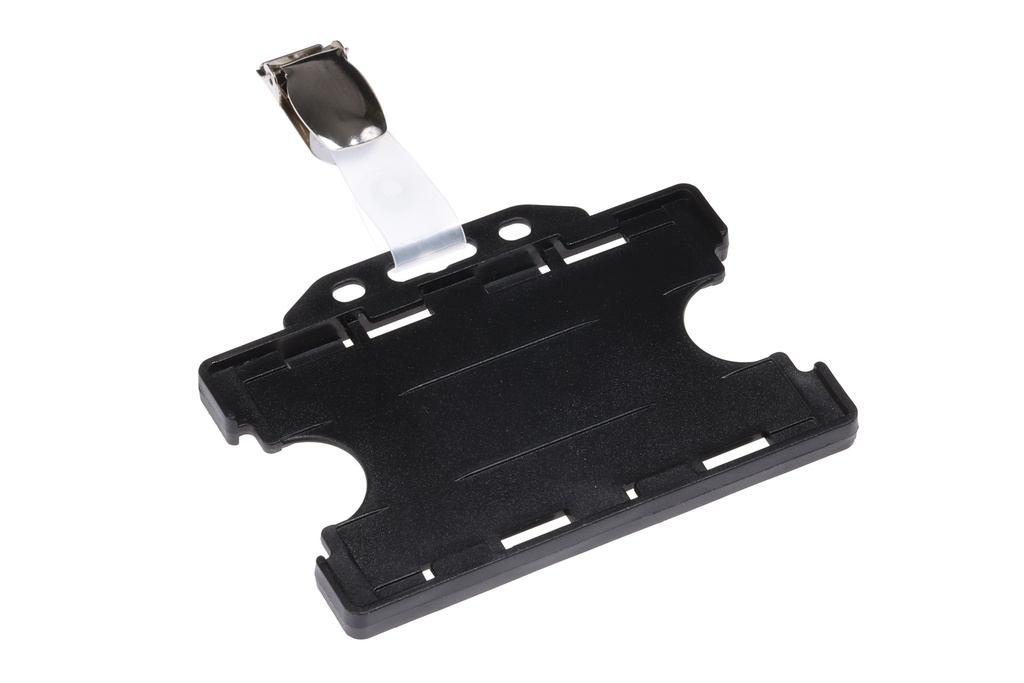 [121285] ​Pashouder "met open strip en clip" -  54x85mm - per 120 stuks