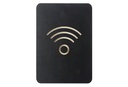 Pictogrambord "wifi" - kleur zwart