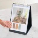 Flipover "A4 staand" - zwart - compleet met 10 tassen - per 5 stuks