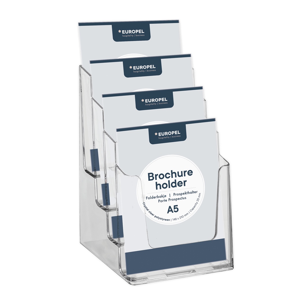 [350100 + Q506451] Folderbakjes - "4x A5" - per set