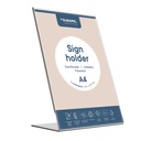 Kaarthouder "DuroSign" - A4 met L-standaard 