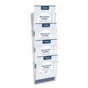 Folder bakjes - "4x formaat A4"- staand - koppelbaar