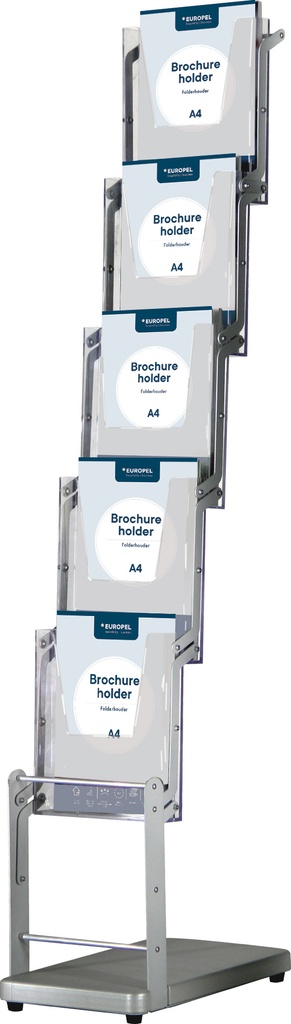 Folder standaard A4 "opvouwbaar 5 vaks"