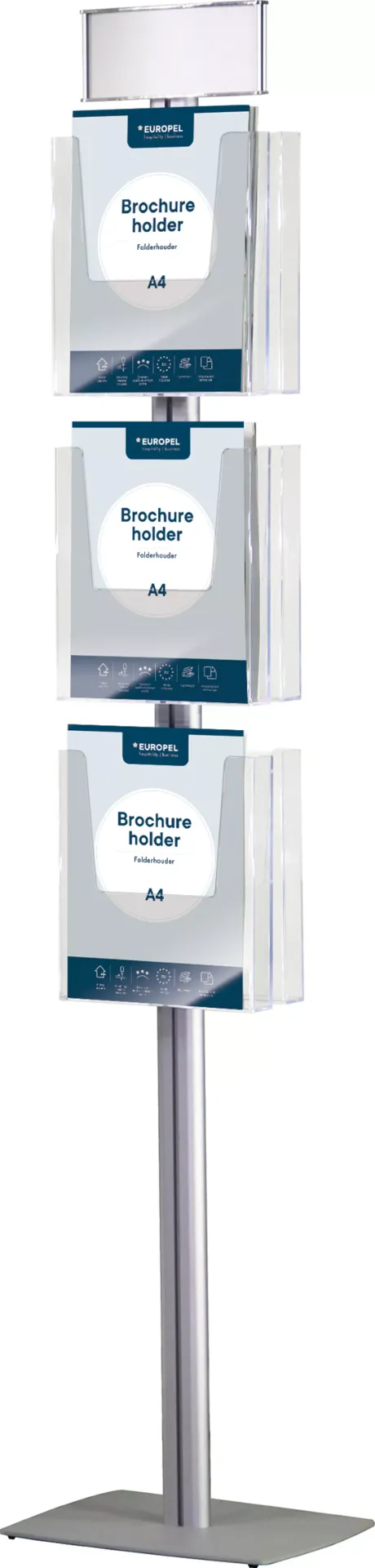 Folder standaard - "6x A4" - op voet