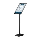 Infostand "zwart met kliklijst" - frame 25mm - formaat A3