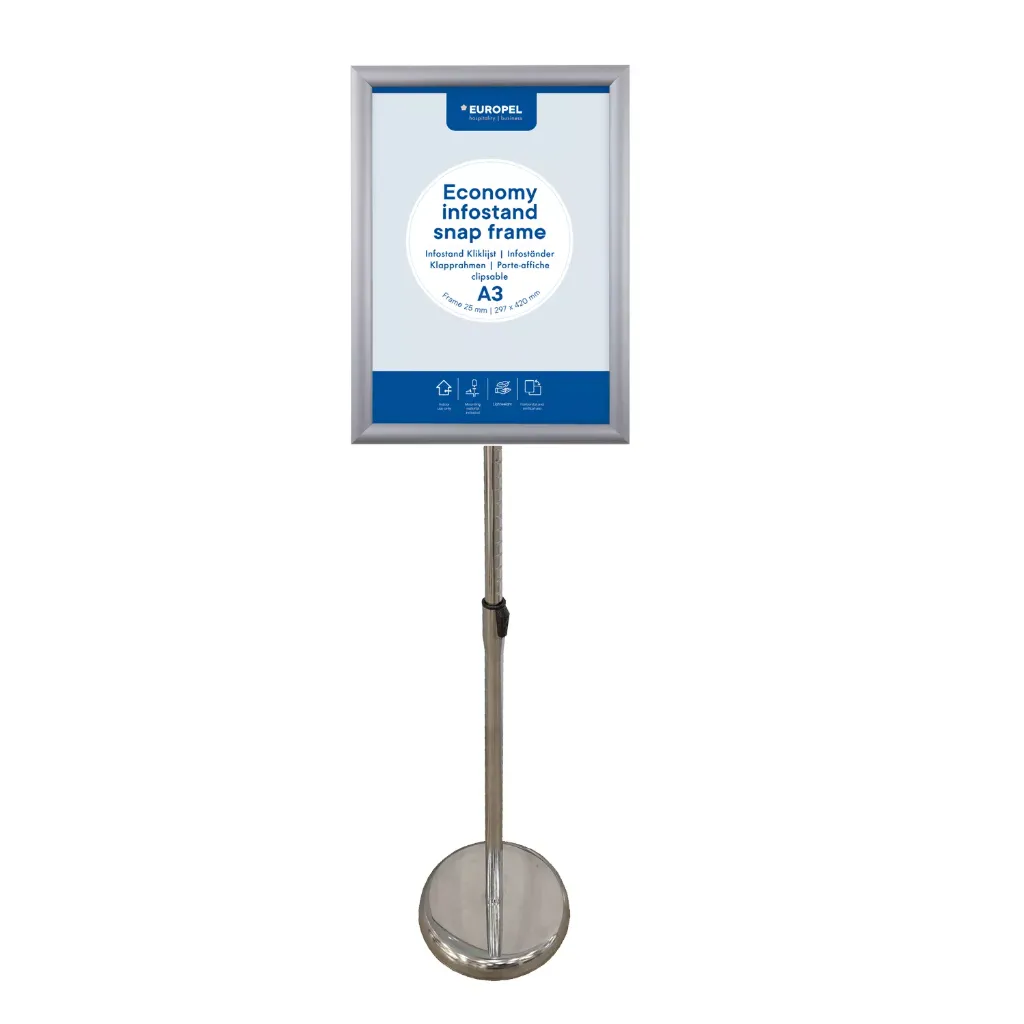 Informatie standaard A3 "economy zilver" - lijst 25 mm