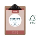Klembord - "A4 staand" - hout - per 12 stuks