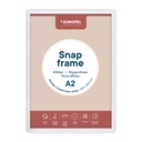 Kliklijst "A2 mat wit" - frame 25mm -per 5 stuks