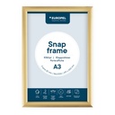 Kliklijst "A3 goud" - frame 25mm
