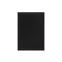 Krijtbord "wandbord promo 42 x 60 cm" - zwarte houten lijst