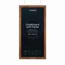 Krijtbord "wandbord promo 50 x 100 cm" - dennenhouten lijst