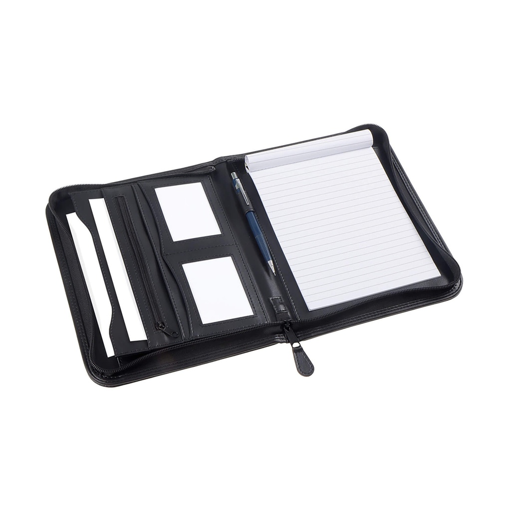 [Q513040] Schrijfmap "Excellent deluxe"- A5 - zwart lederlook