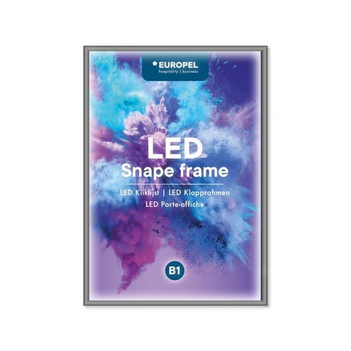[355052] Kliklijst "LED" - B1 - frame 25 mm - enkelzijdig