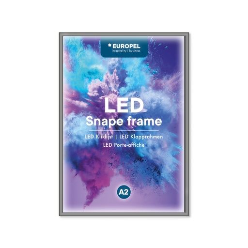 [355050] Kliklijst "LED" - A2 - frame 25 mm - enkelzijdig 
