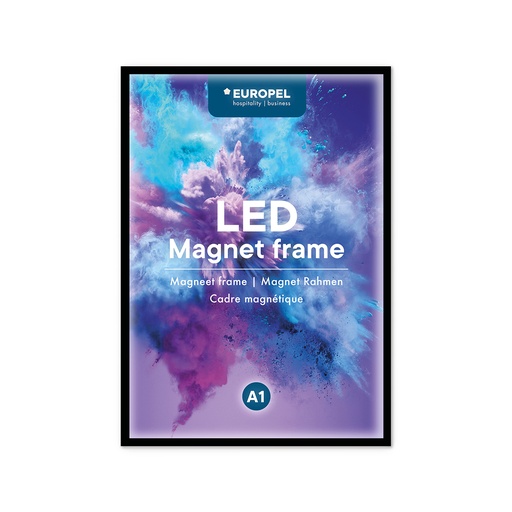 [355055] Posterlijst "LED met magneet" - formaat A1