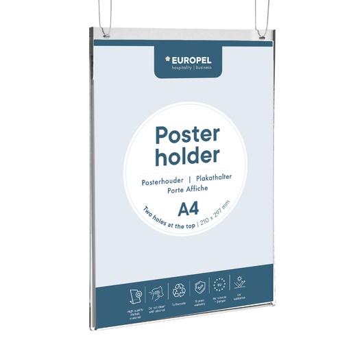 [350010] Posterhouder - "A4 staand"