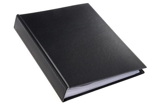 [RI99494] Showalbum rillstab "original" - A4 - 100 showtassen - zwart