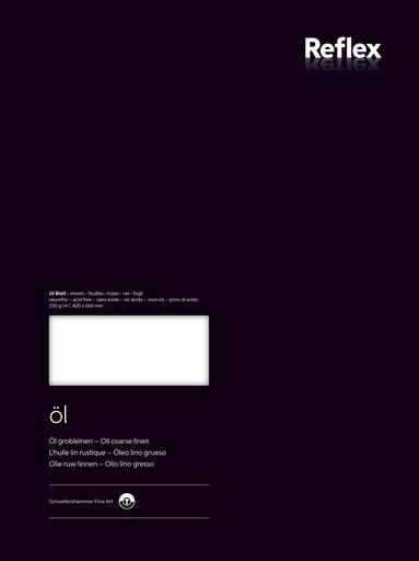 [VF5004264] Olieverfpapier schoellershammer "reflex" - 42x56cm - 230g/m2 - blok à 10 vel