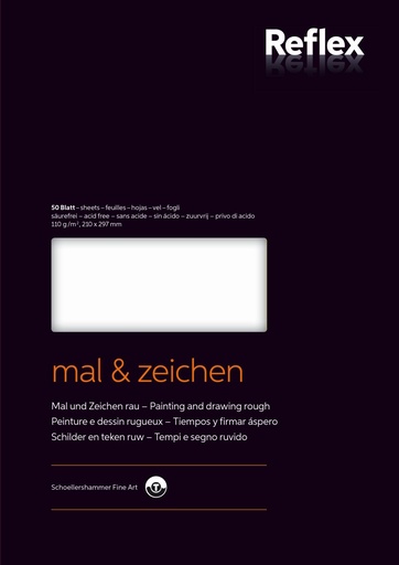Schilder / tekenpapier schoellershammer -nr.4 - A4 mat - 110 g/m2 - blok à 50 vel 