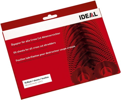 [I9000631] Oliepapier Ideal - pak à 18 vel