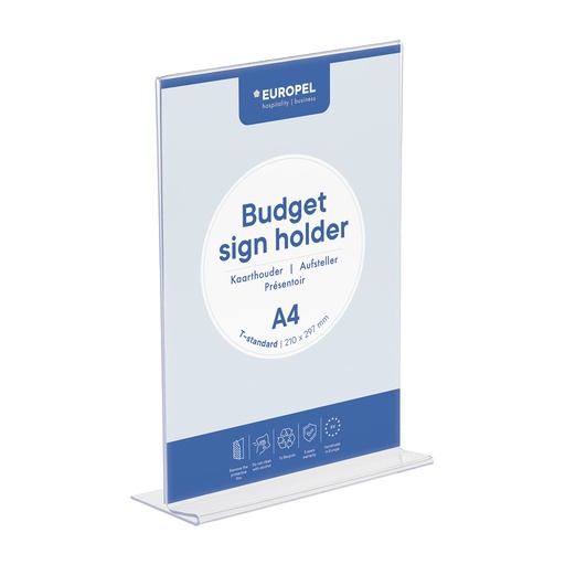 [351005] Kaarthouder "DuroBudget" A4 met T-standaard