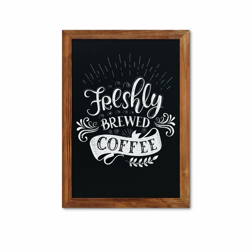 [356226] Krijtbord "wandbord" - houten lijst - formaat 60x84cm 